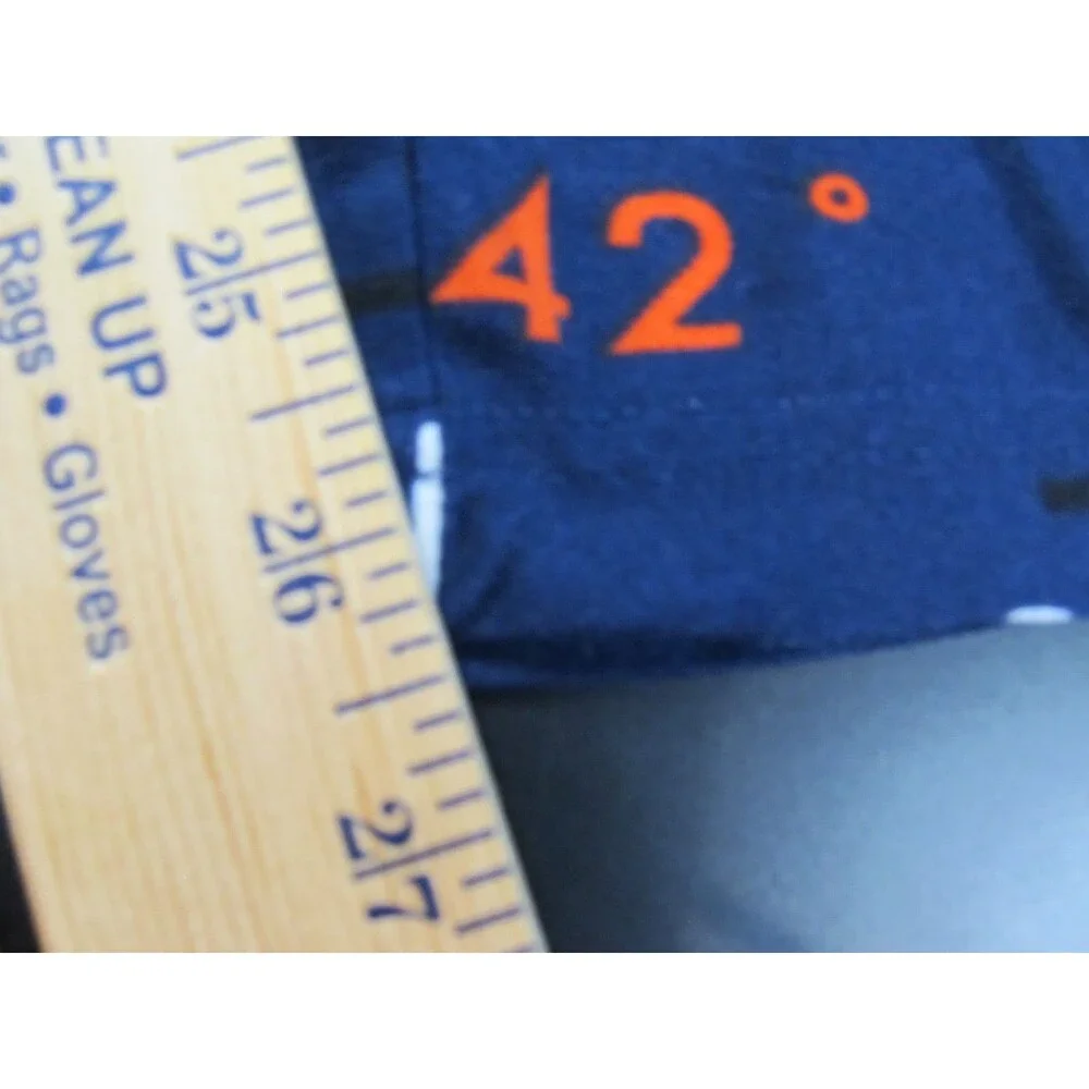 Nautica Fleece Sleep Pants Small Navy Sail Theme Logo Pajama Bottoms Pre‑Owned